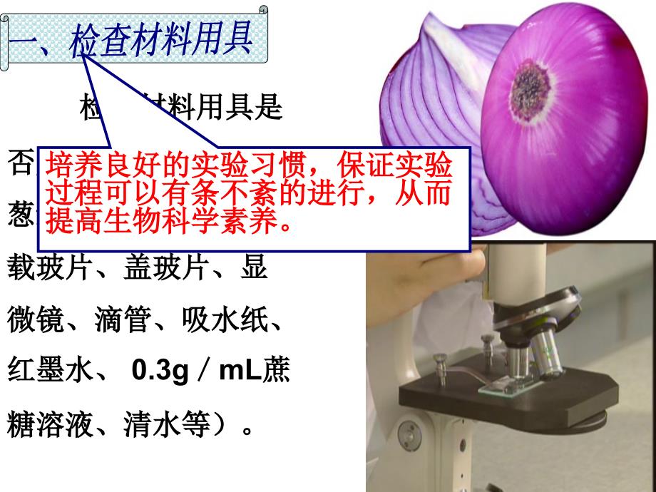 医学专题：植物细胞的吸水和失水-微课说课_第3页