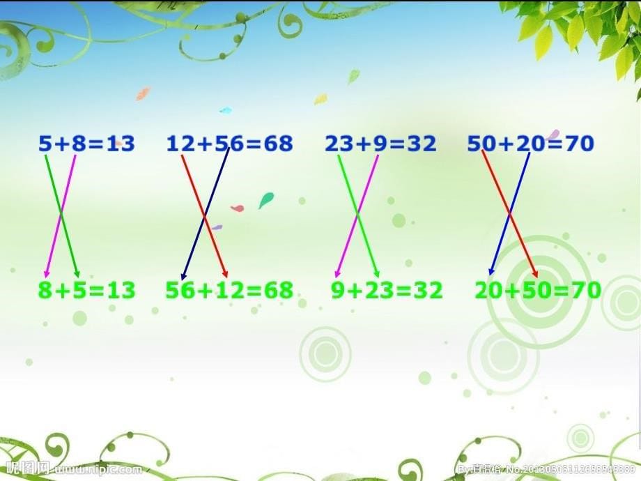 北师大版数学四年级上加法交换律和乘法交换律课件_第5页