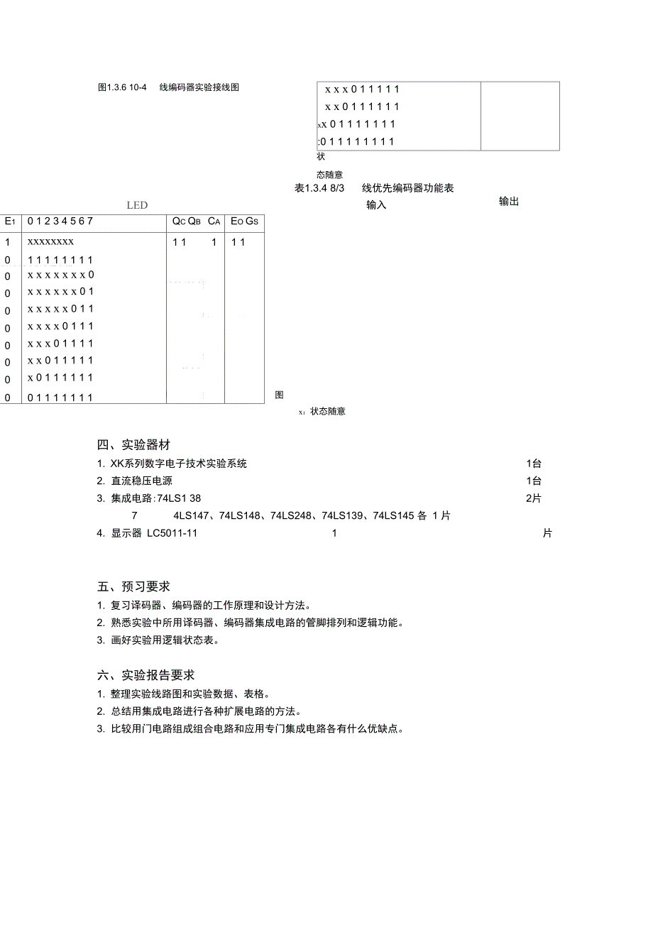 译码器与编码器实验_第4页