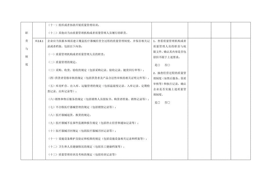 医疗器械质量体系内部审核表.docx_第3页