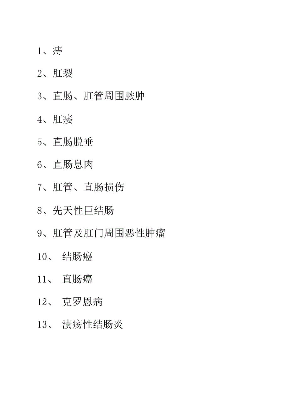 肛肠科临床诊疗指南_第1页