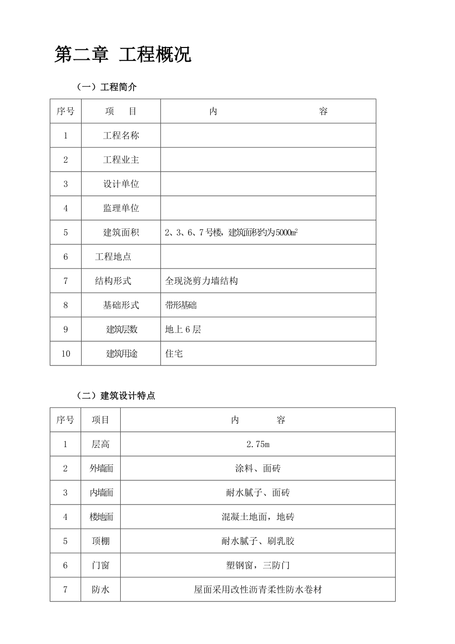 某住宅建筑施工组织设计(标书范文)_第4页