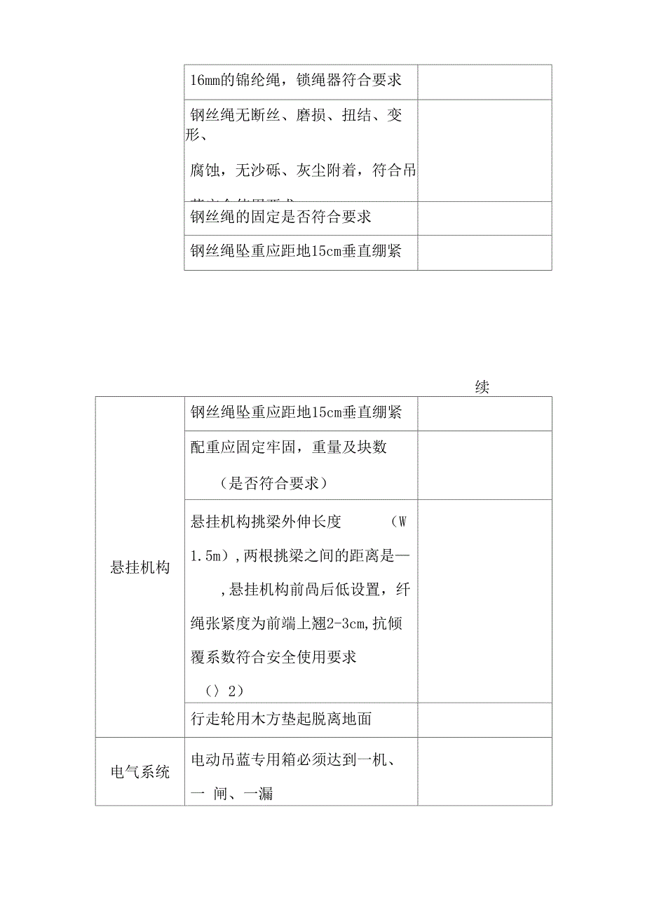 各种施工机械验收表格_第4页