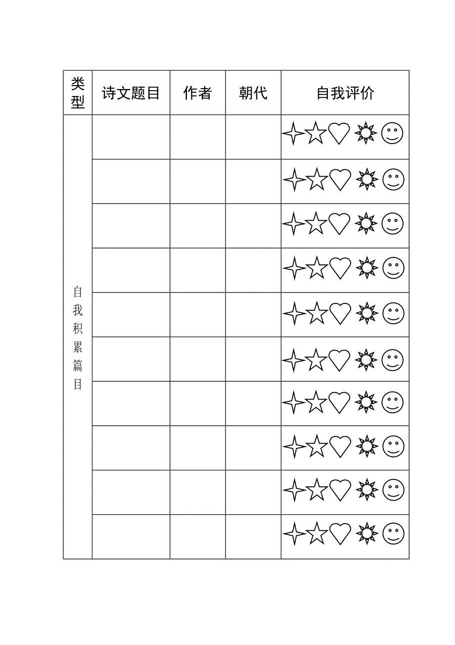 西街小学古诗文诵读评价卡使用说明_第4页