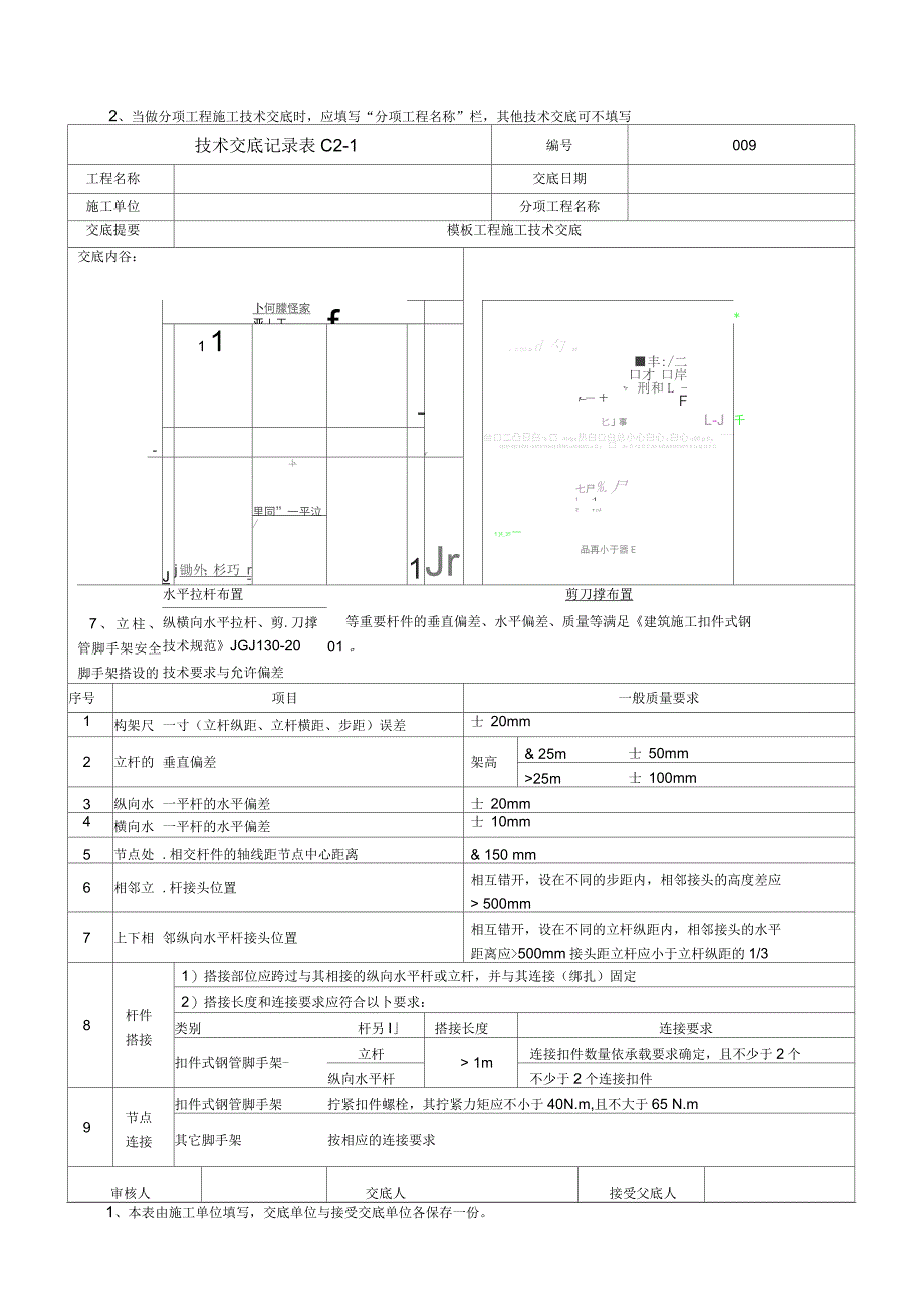 模板工程施工技术交底_第3页