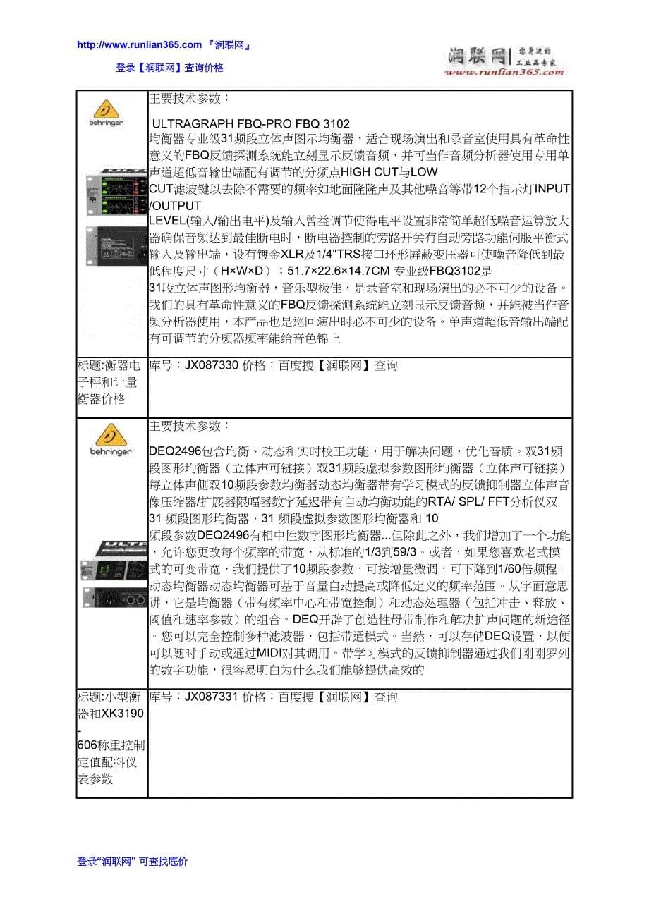 30KG桌面秤和精密扭力天平价格_第5页