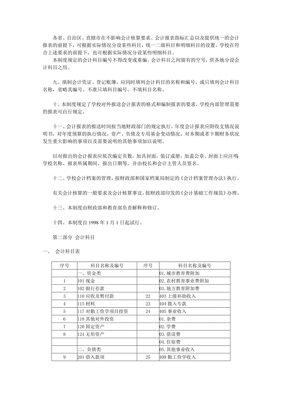 财预字[1998]104号中小学校会计制度(试行)_第2页