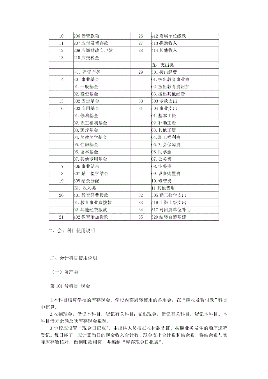 财预字[1998]104号中小学校会计制度(试行)_第3页