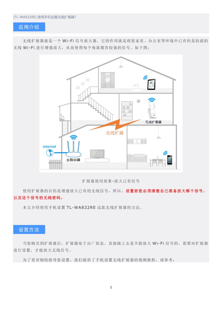 M无线扩展器说明书_第1页