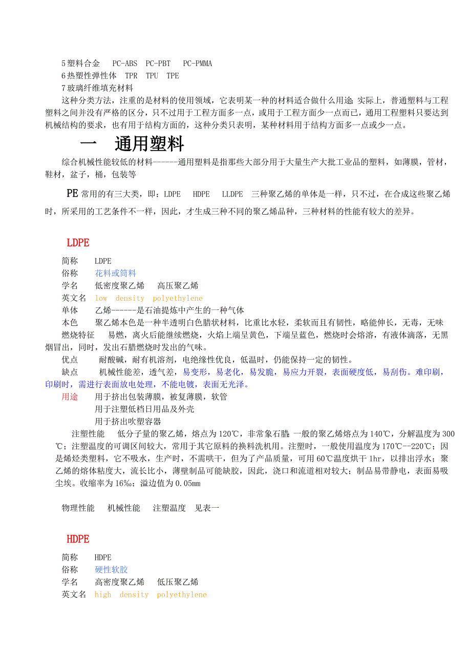 塑料材料特性与分类_第3页