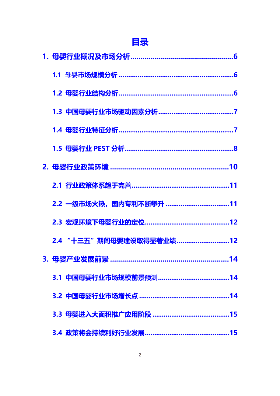 2020年母婴行业市场调研报告（最新）_第2页