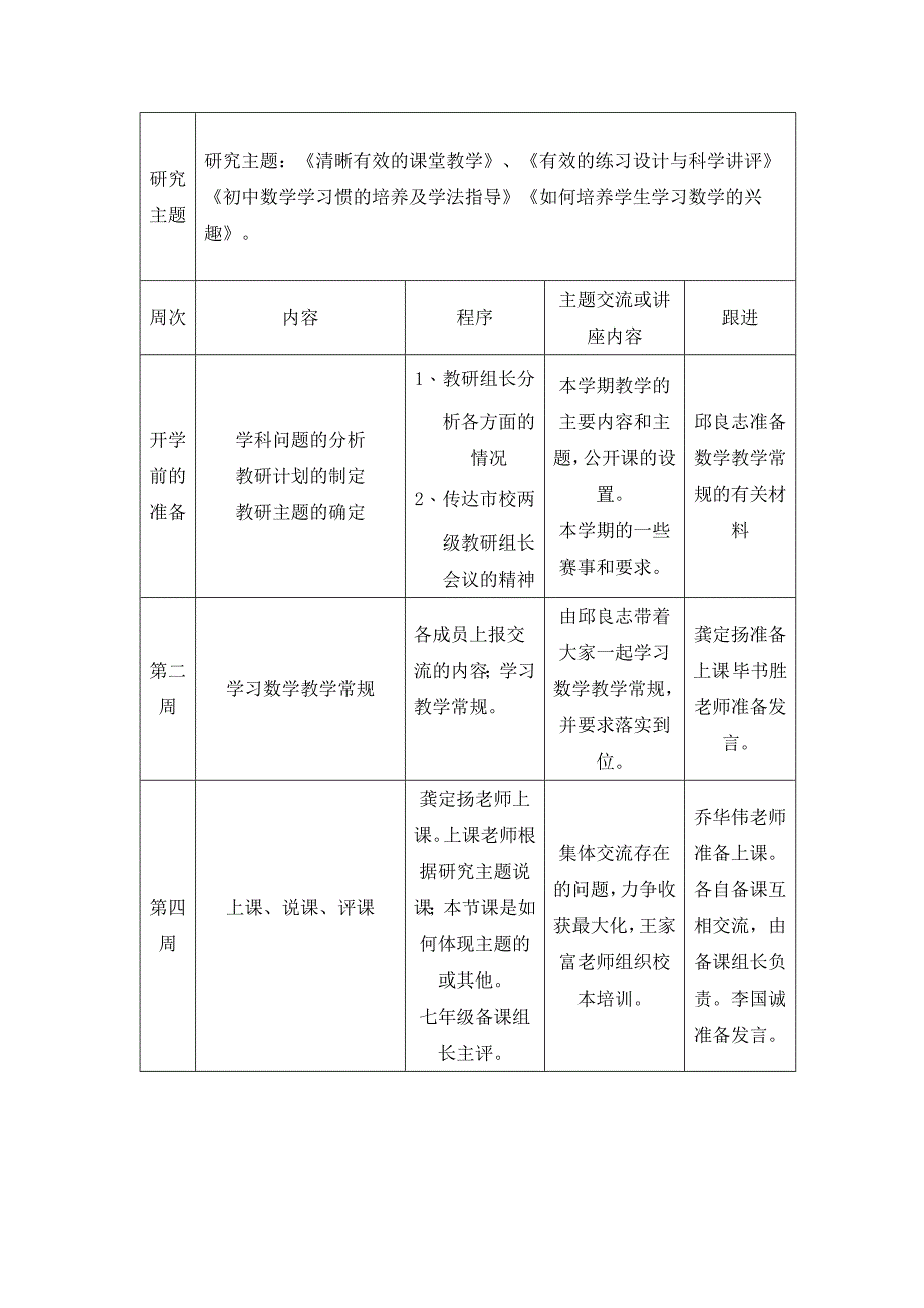 苏巷中学数学教研组工作计划_第4页