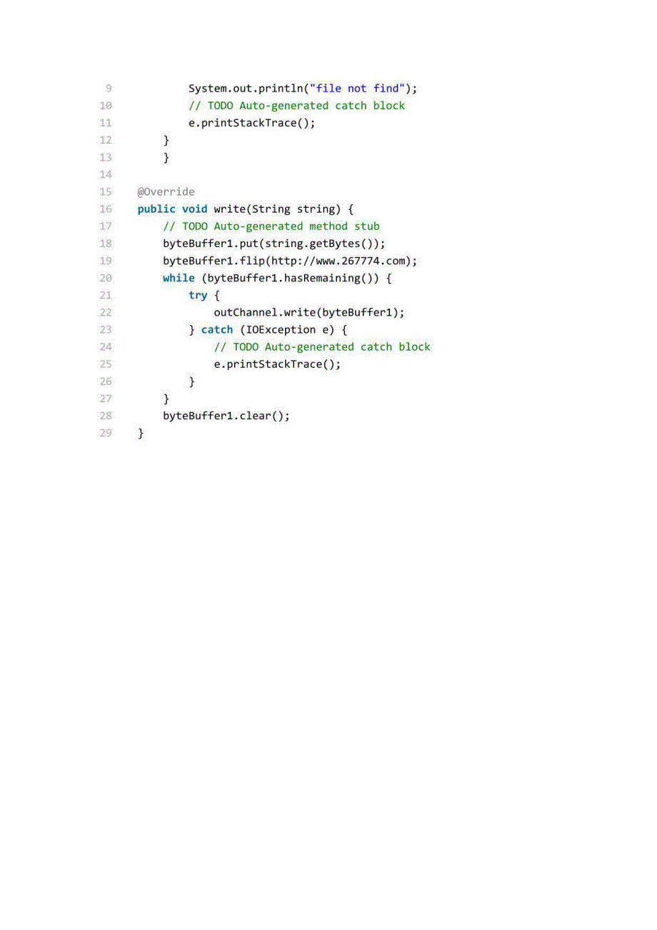 JAVA6用多种方式实现从文件按行读数据和写入文件数据_第4页