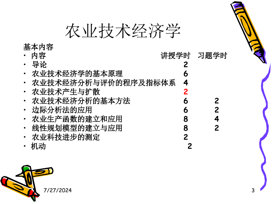 农业技术经济学PPT课件_第3页