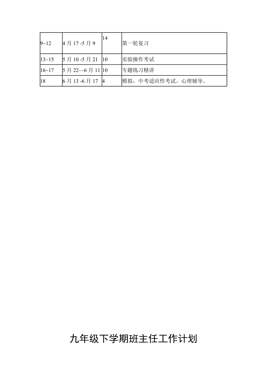 2014年九年级化学下册教学计划_第3页