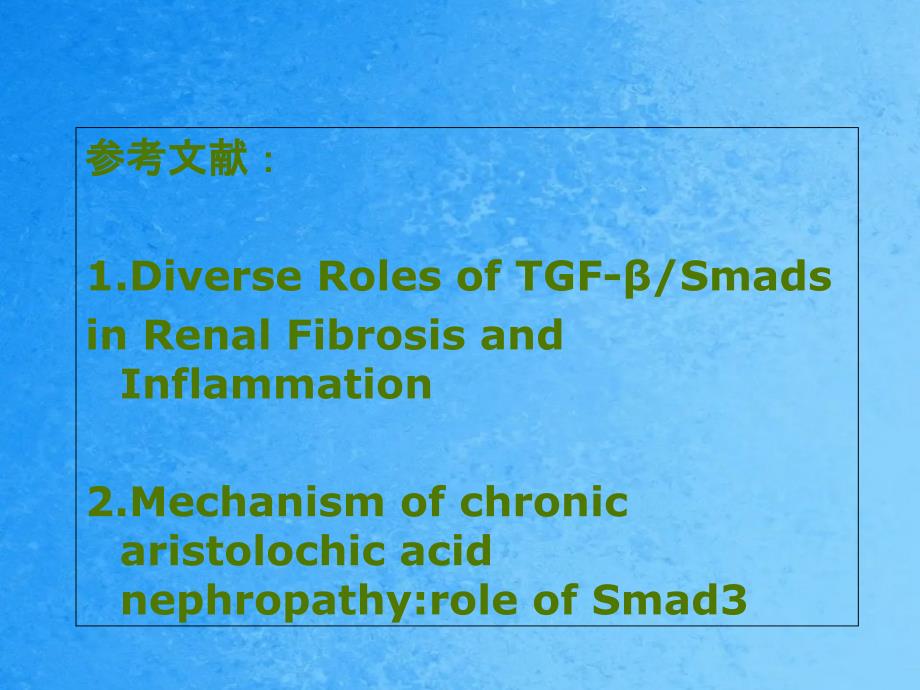 smad在马兜铃酸肾病中的作用机制ppt课件_第2页