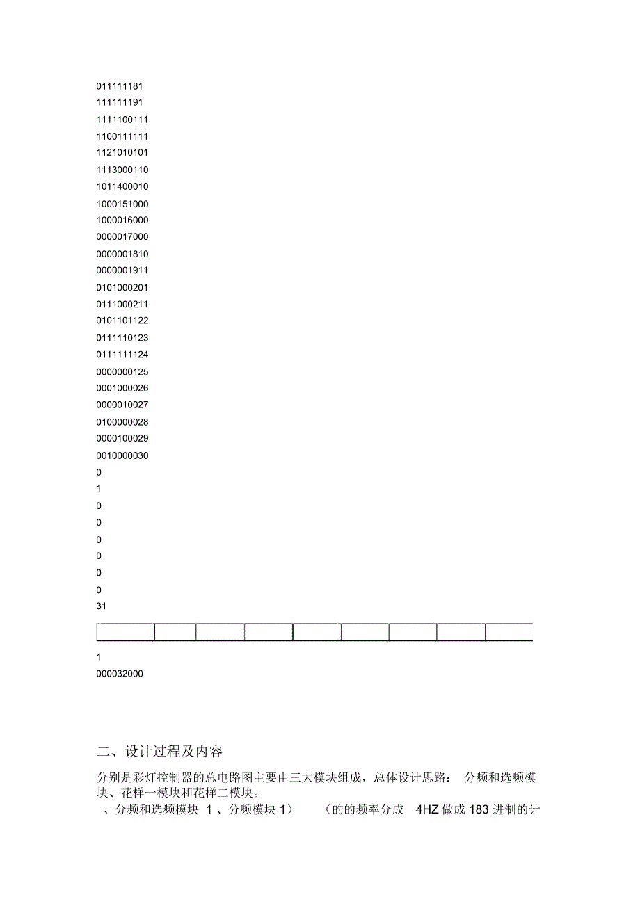 EDA课程设计—彩灯控制器_第4页