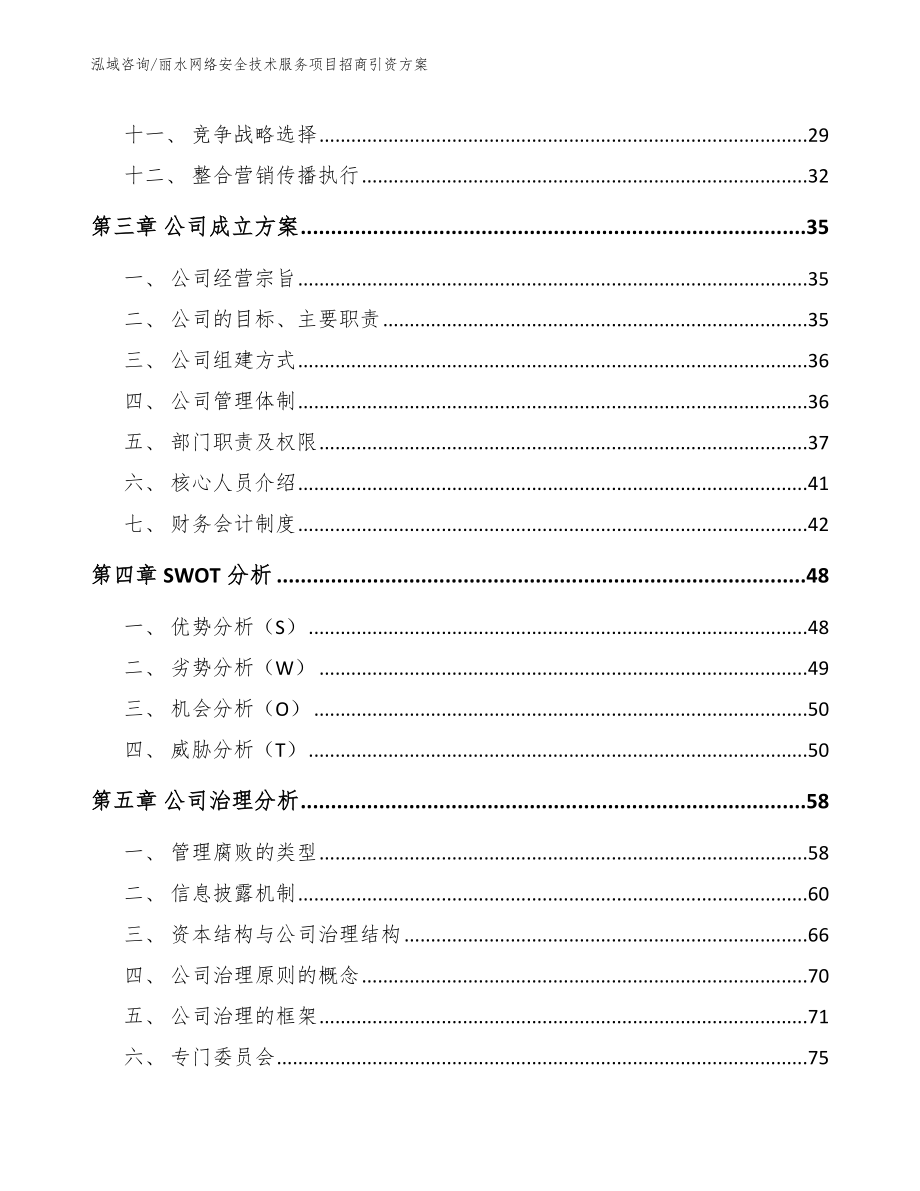 丽水网络安全技术服务项目招商引资方案_范文参考_第4页