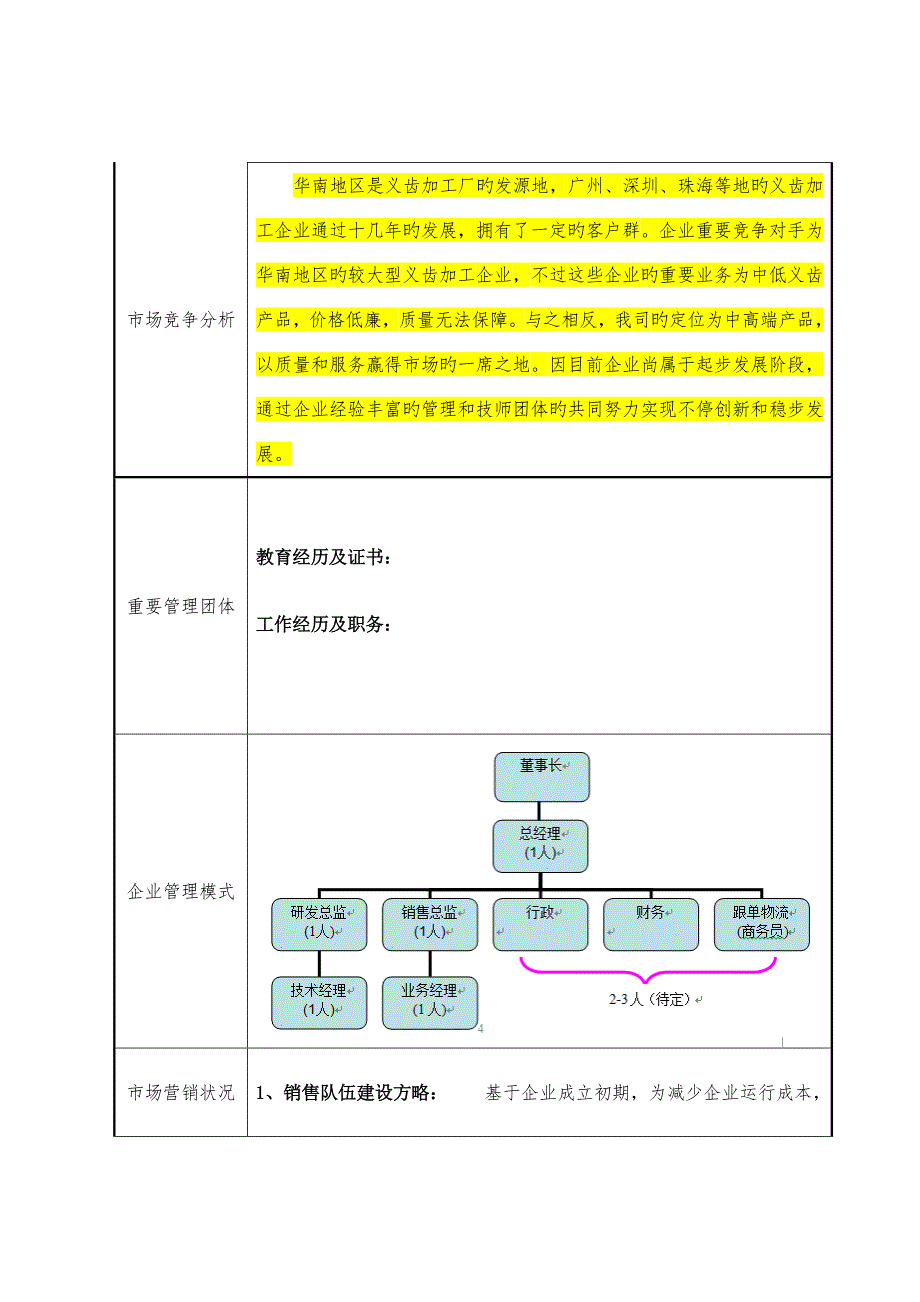 商业计划书简版参考版.doc_第3页