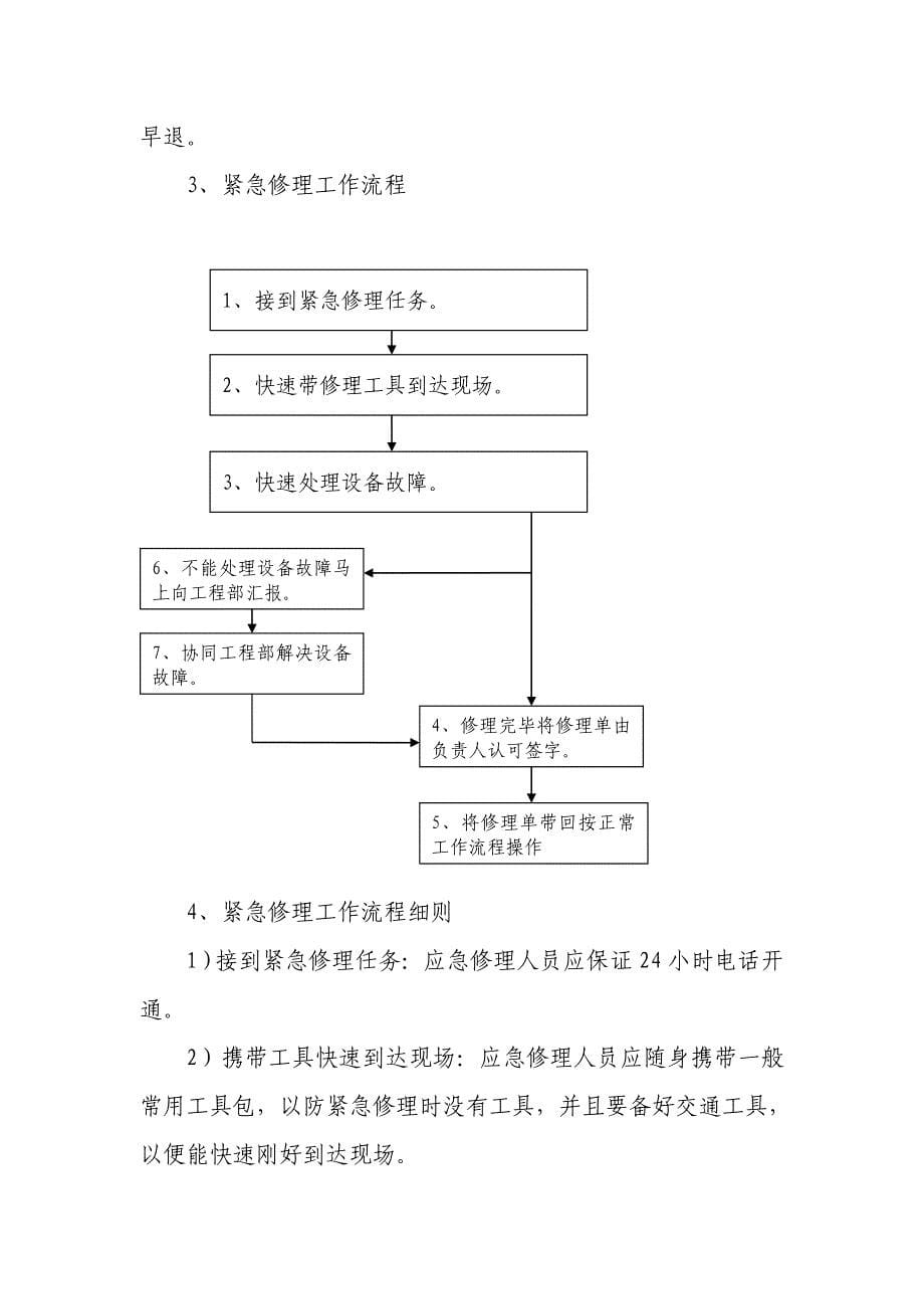 物业公司维修管理制度_第5页