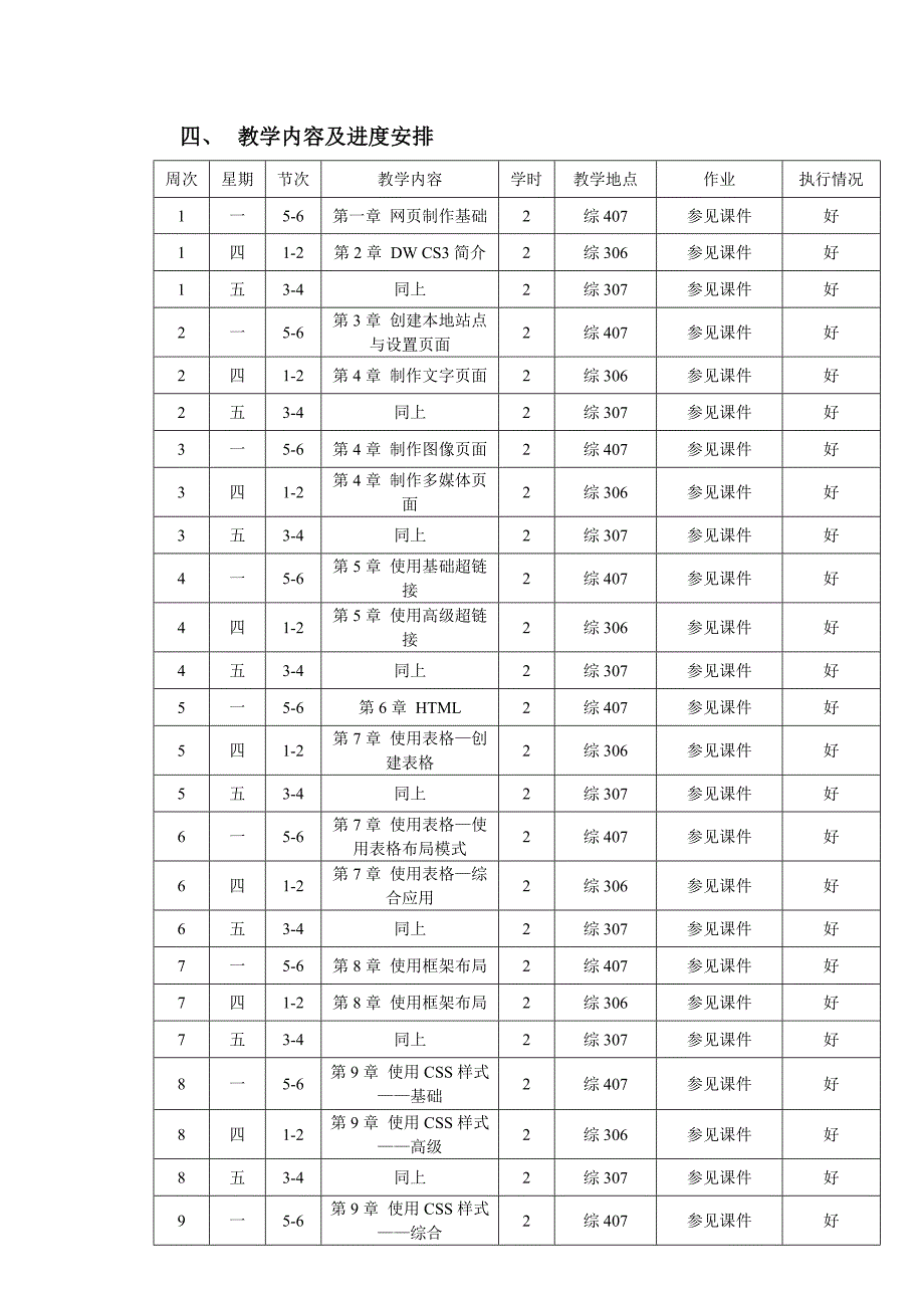 网页制作实例进度表_第3页