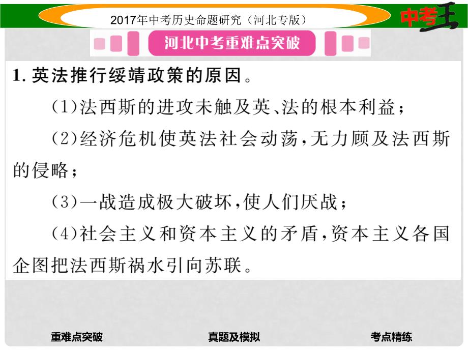 中考历史总复习 教材知识考点速查 模块四 世界现代史 第二十讲 第二次世界大战课件_第2页