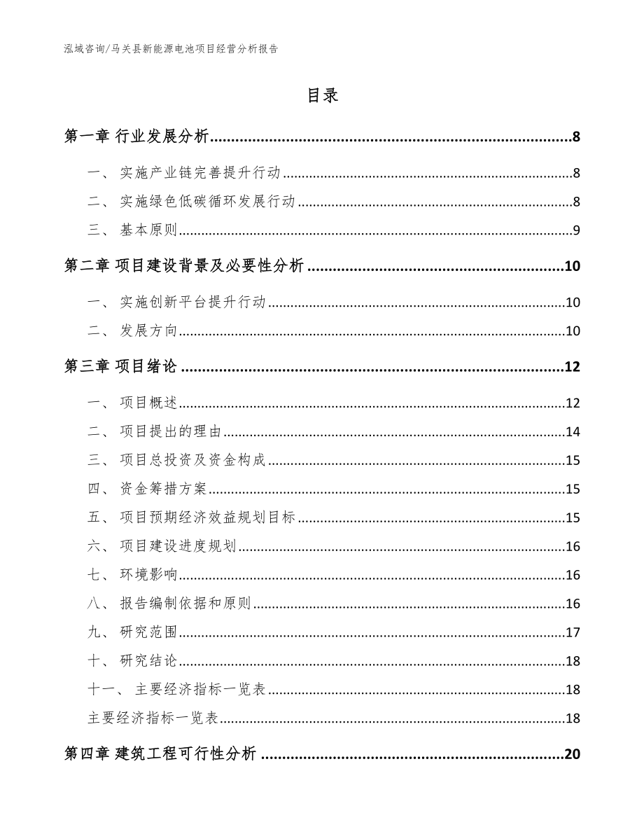 马关县新能源电池项目经营分析报告_第2页