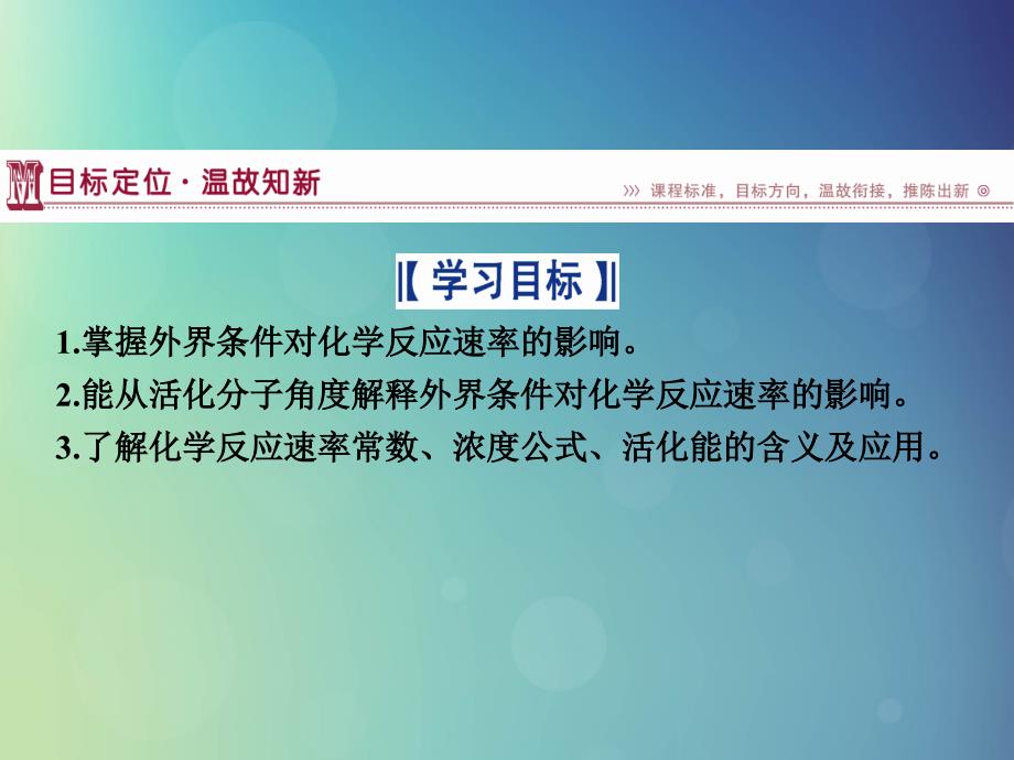 2018-2019学年高中化学 第2章 化学反应的方向、限度与速度 第3节 化学反应的速率 第2课时 影响化学反应速率的因素课件 鲁科版选修4_第2页