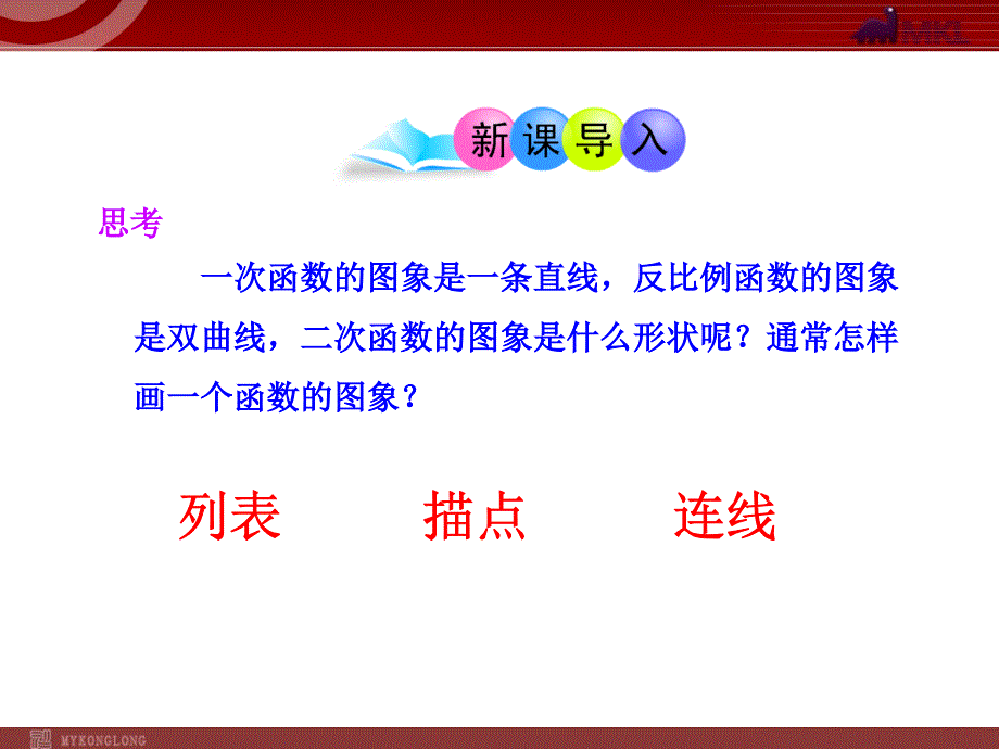 初中数学教学课件：22.1.2二次函数y3Dax2的图象人教版九年级上_第3页