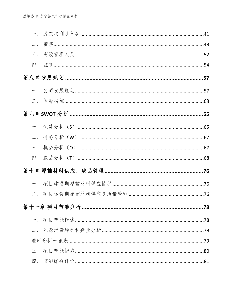 永宁县汽车项目企划书_第4页