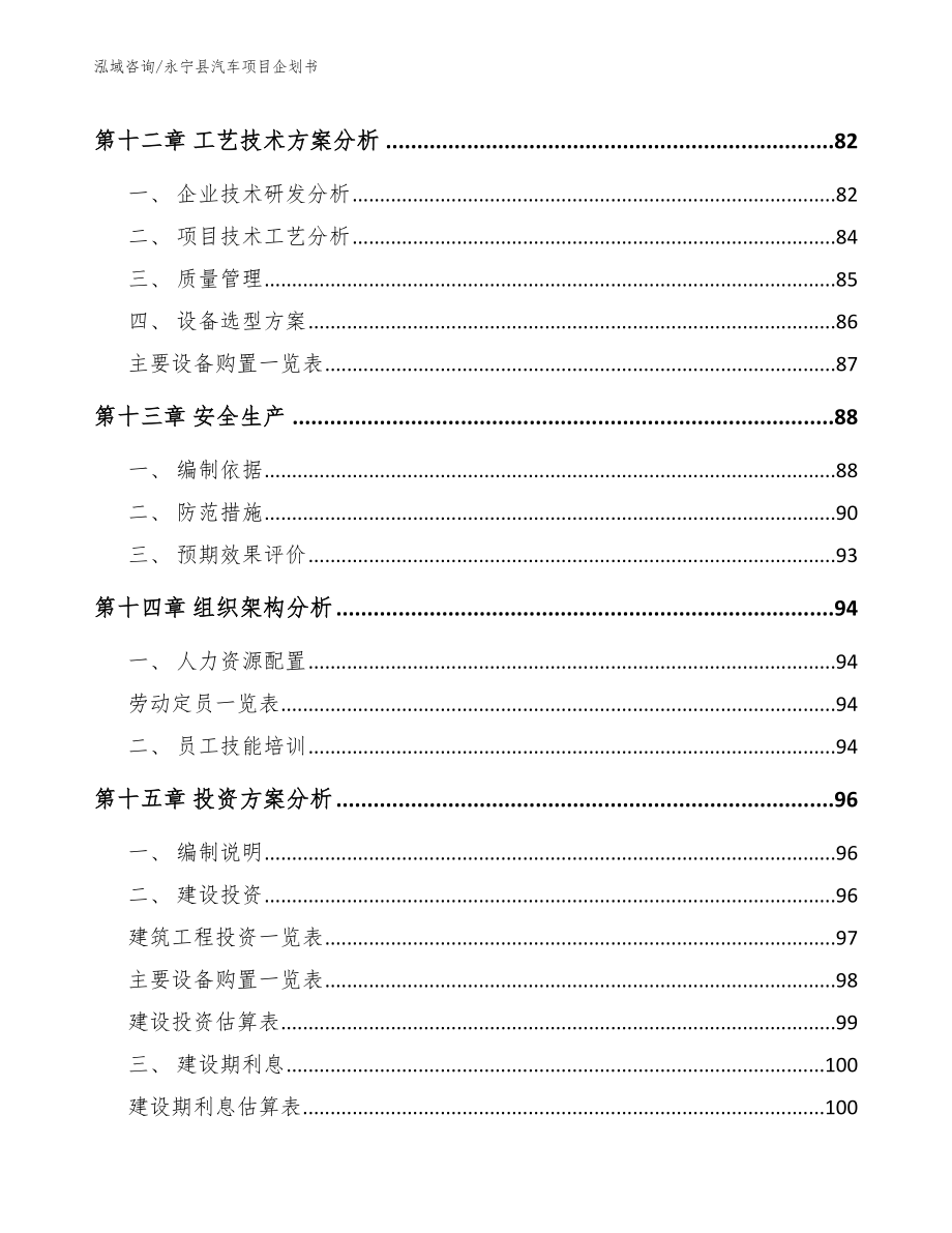 永宁县汽车项目企划书_第5页