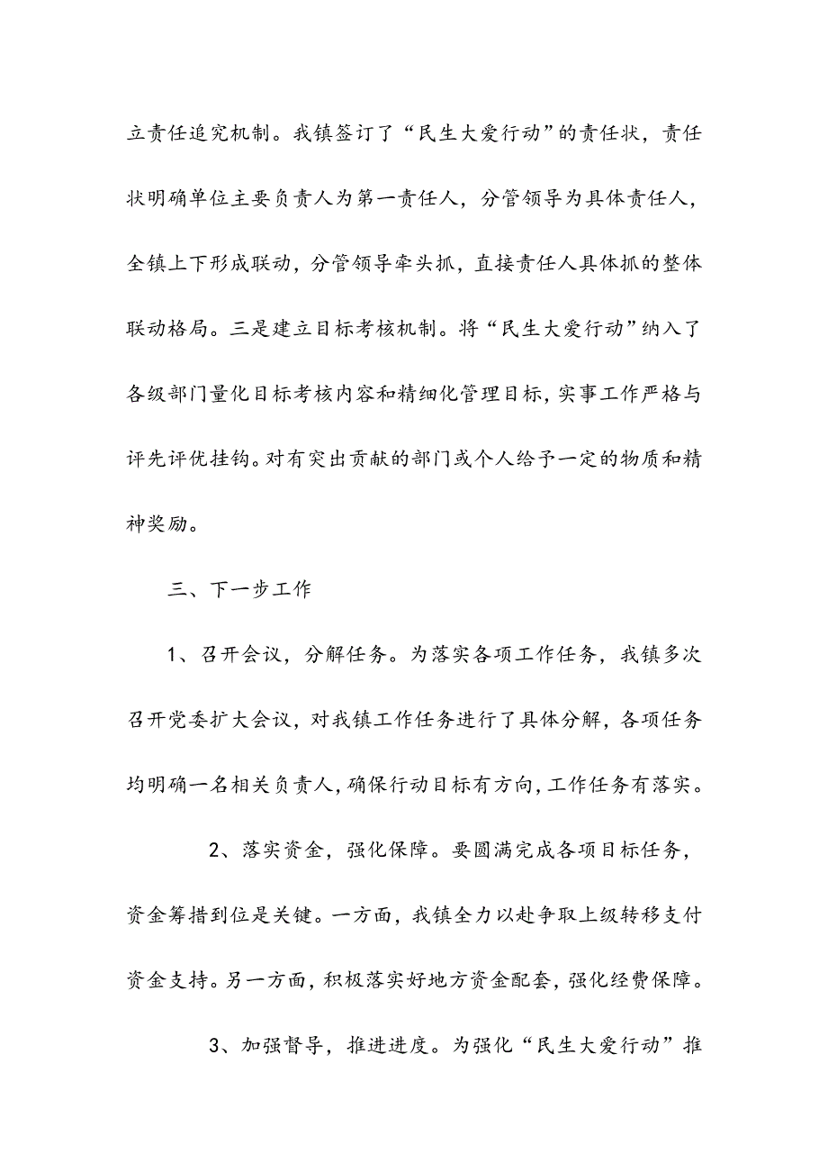 乡镇2018年上半年“民生大爱”行动工作总结_第3页