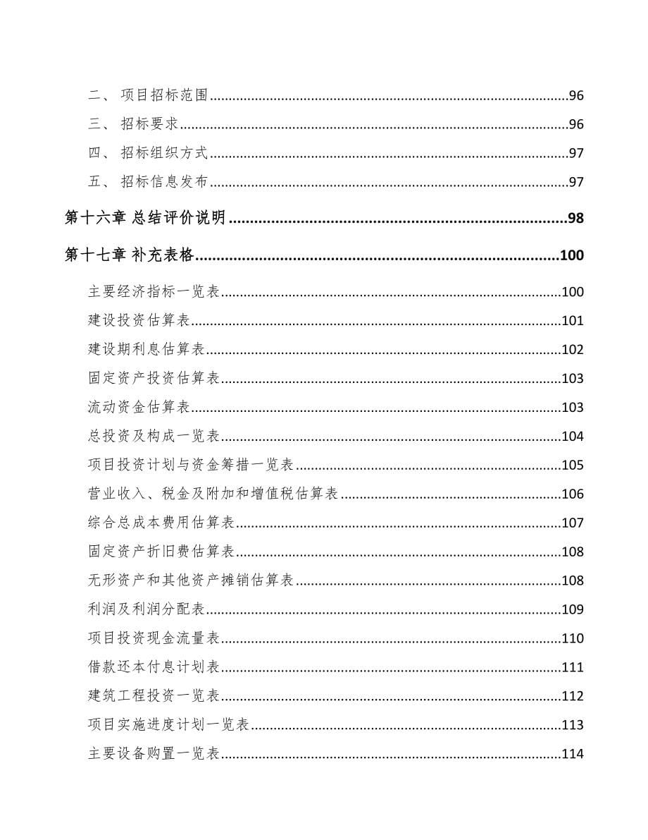 湖南通信测试产品项目可行性研究报告_第5页