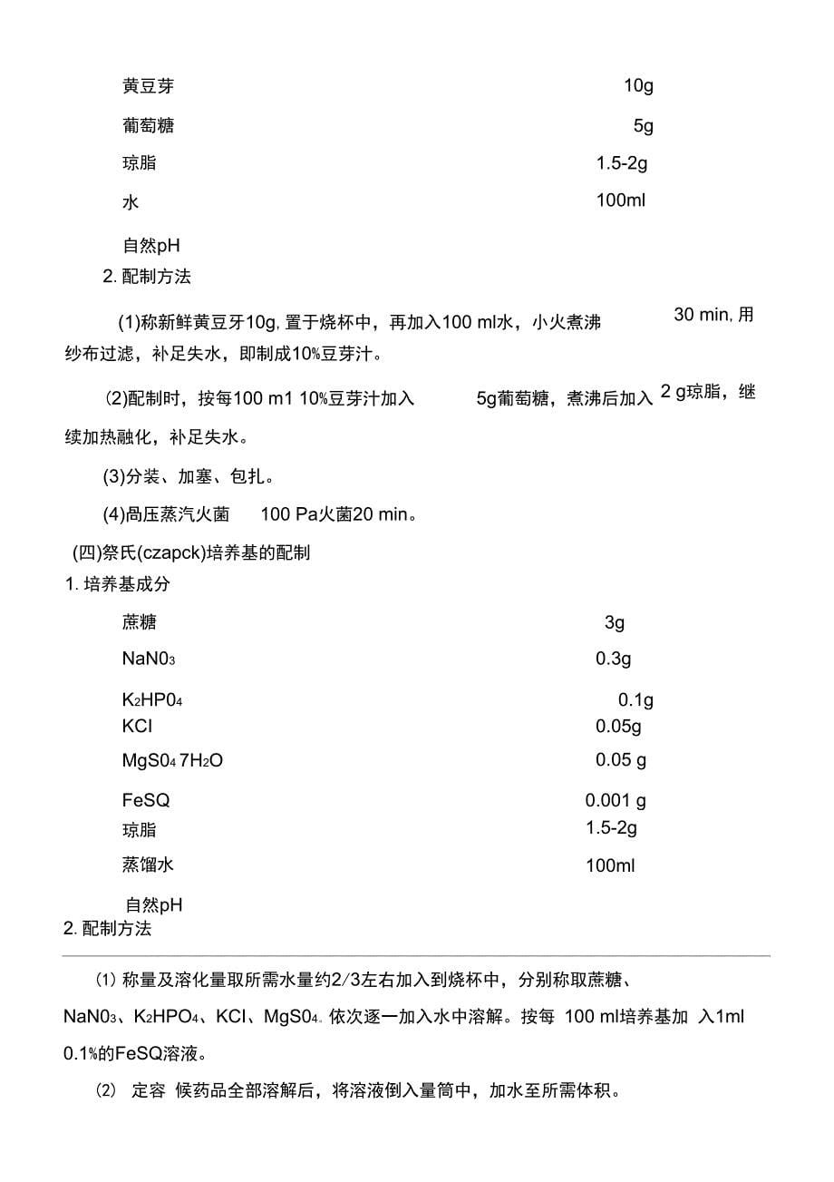 真菌常用培养基的配方_第5页