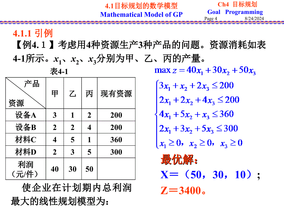 Chapter 4目标规划_第4页