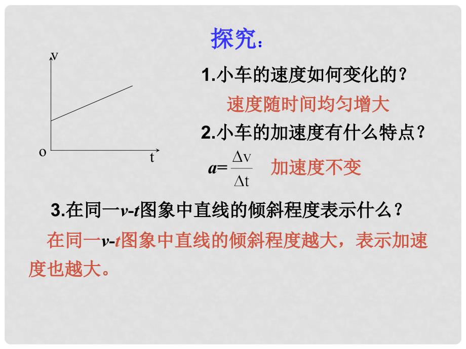 高中物理 2.2 匀变速直线运动的速度与时间的关系课件2 新人教版必修1_第3页