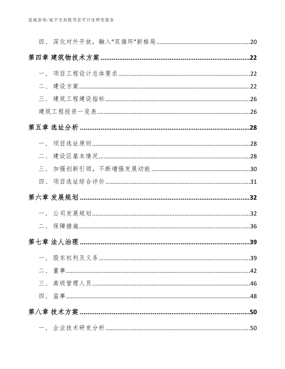 咸宁光刻胶项目可行性研究报告模板范本_第2页