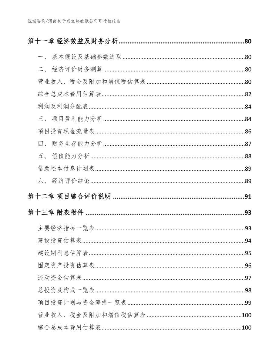 河南关于成立热敏纸公司可行性报告_范文模板_第5页