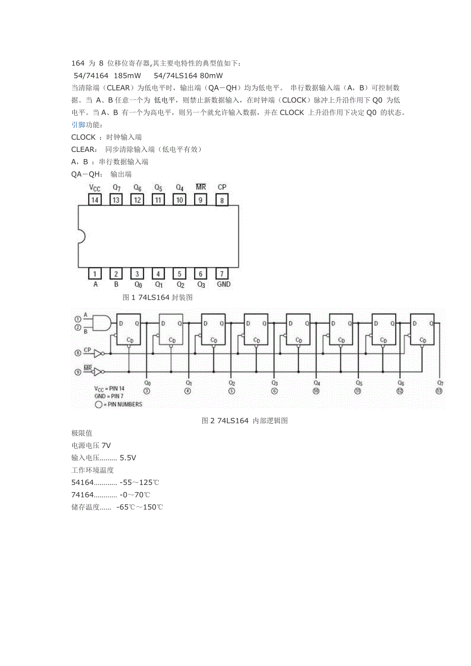 74LS164中文资料_第1页