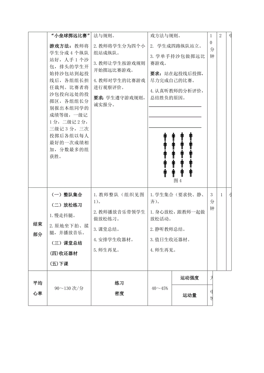 《单手正对投掷方向持小垒球（小沙包）掷远》教案_第3页