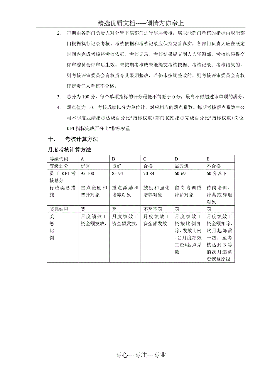 全员KPI考核制度_第3页