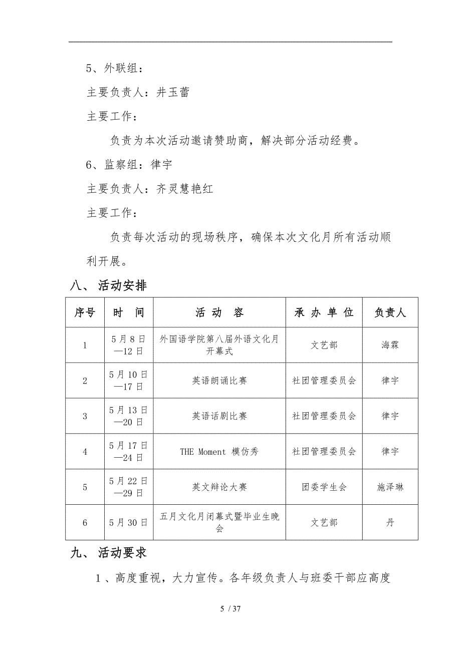 外国语学院文化月总策划案_第5页