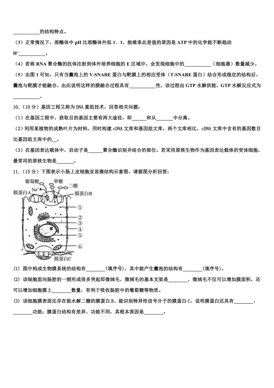 2023年湖北省宜昌市示范高中教学协作体生物高二第二学期期末考试试题（含解析）.doc_第4页