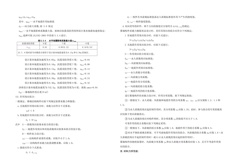 山东某厅办公楼石材幕墙计算书.doc_第2页