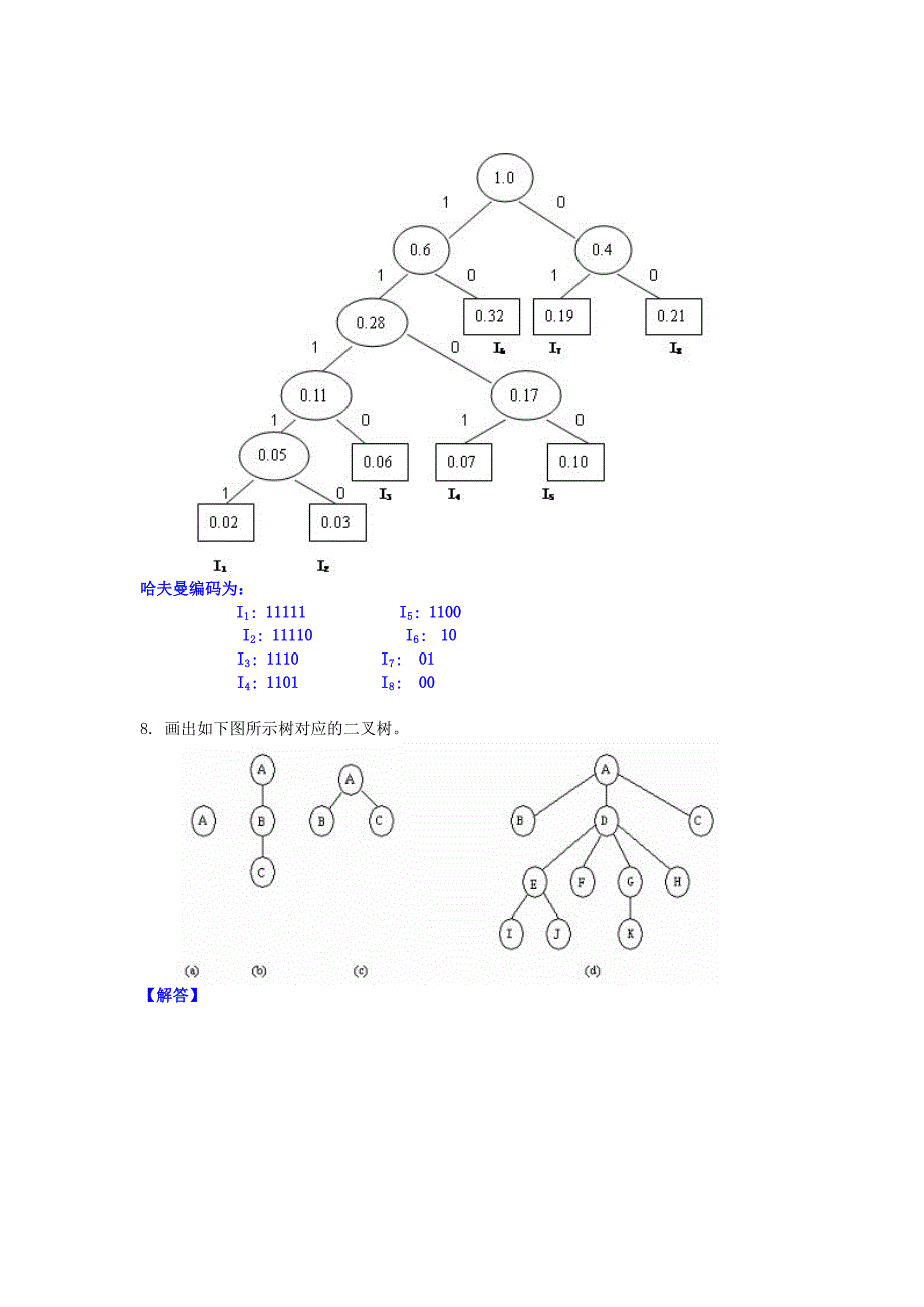 第四-六章+串、数组、树作业(参考答案)_第4页