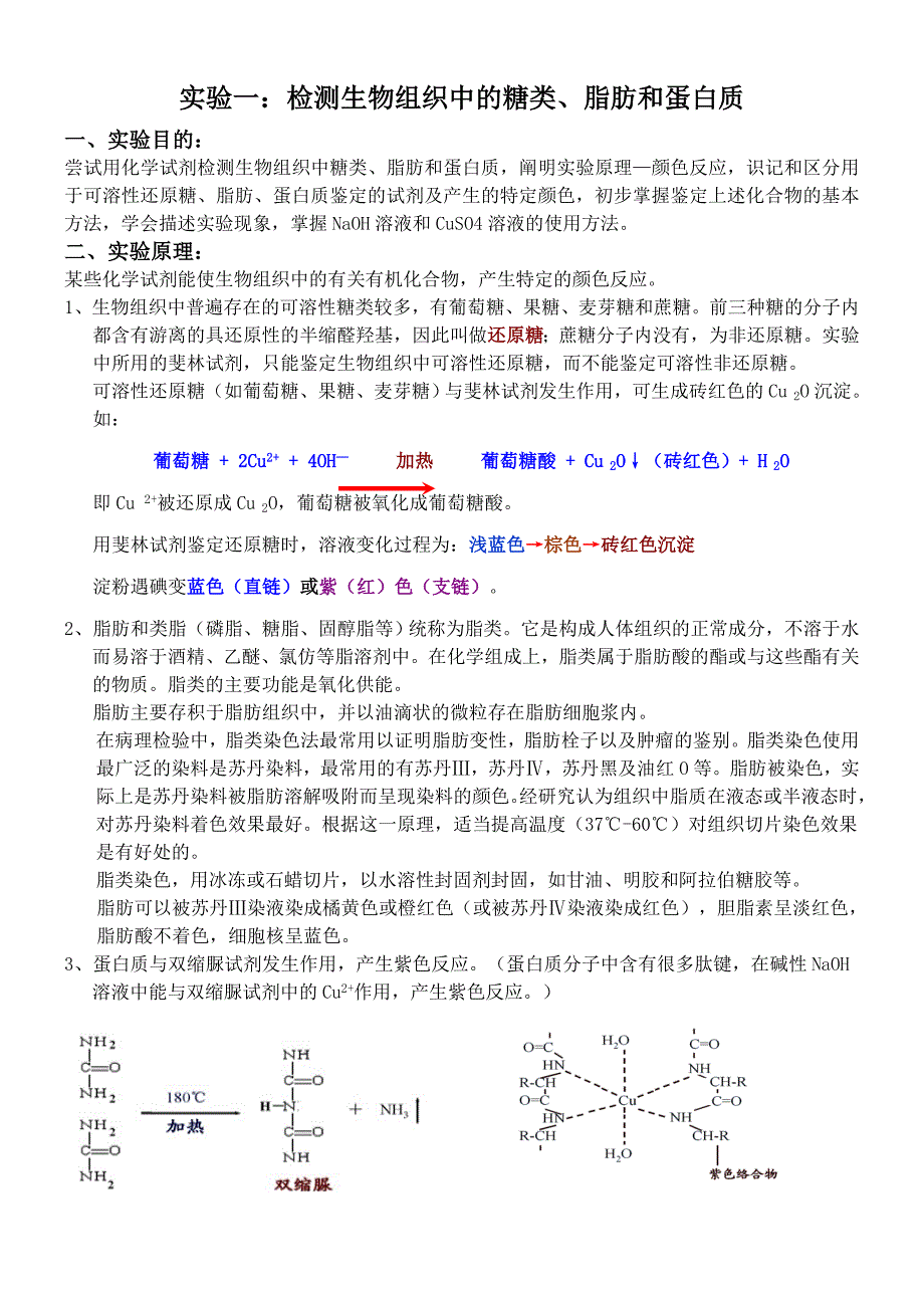 高考大纲生物实验总结_第1页