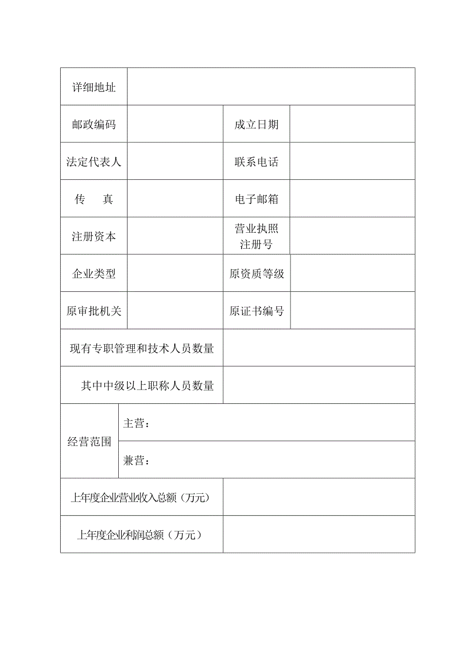 物业管理资质申报表_第3页