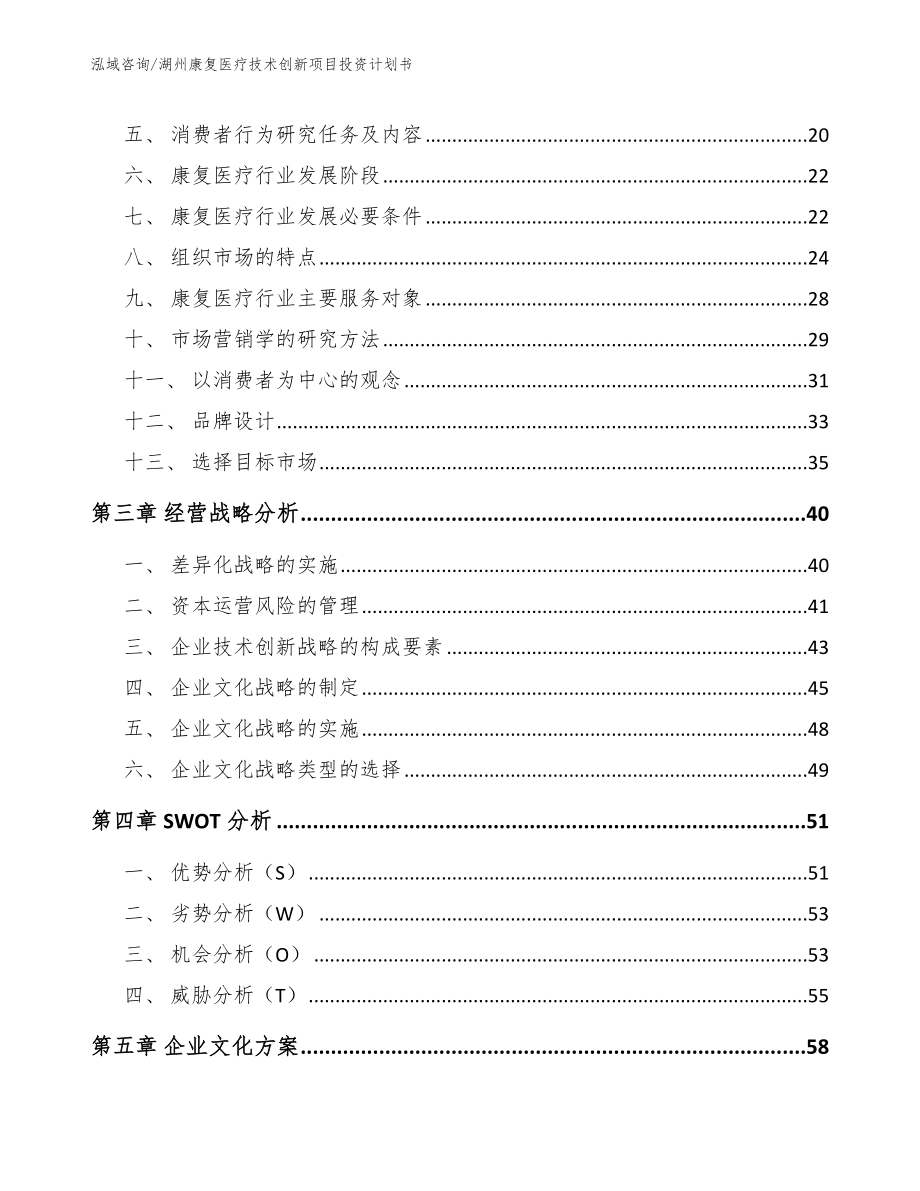 湖州康复医疗技术创新项目投资计划书【范文】_第4页