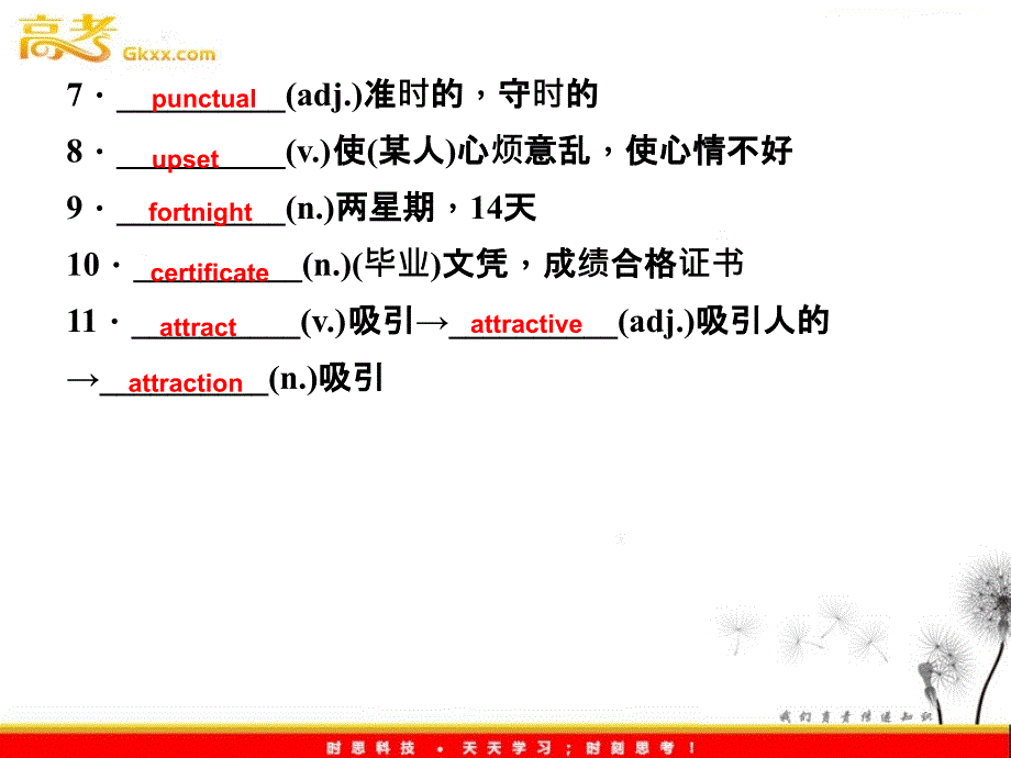 高考英语一轮复习 Module2 Highlights of My Senior Year 课件 （外研版选修7）_第4页