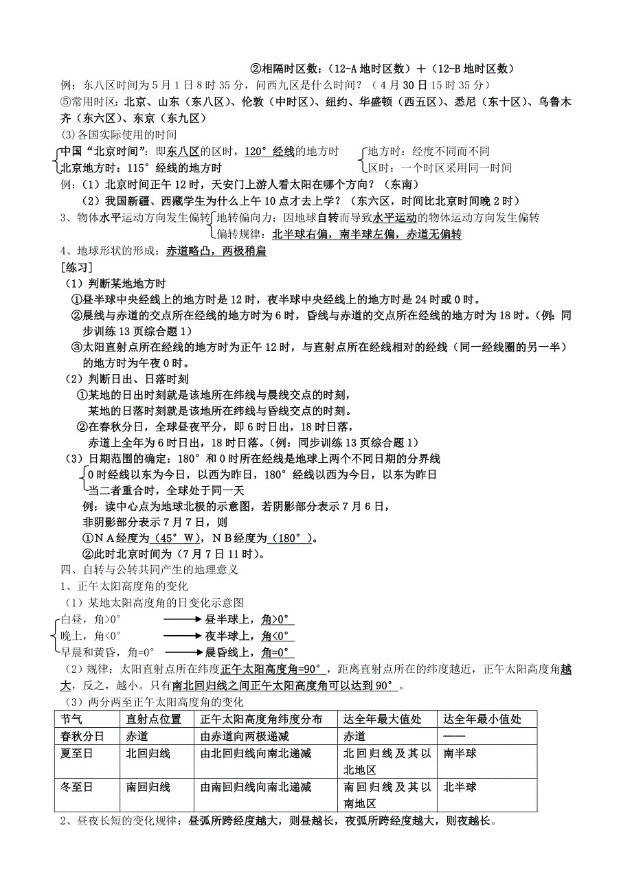 地理复习提纲(中图版、必修一).doc_第4页